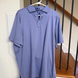Stitch Golf Polo M/L Purple Blue
